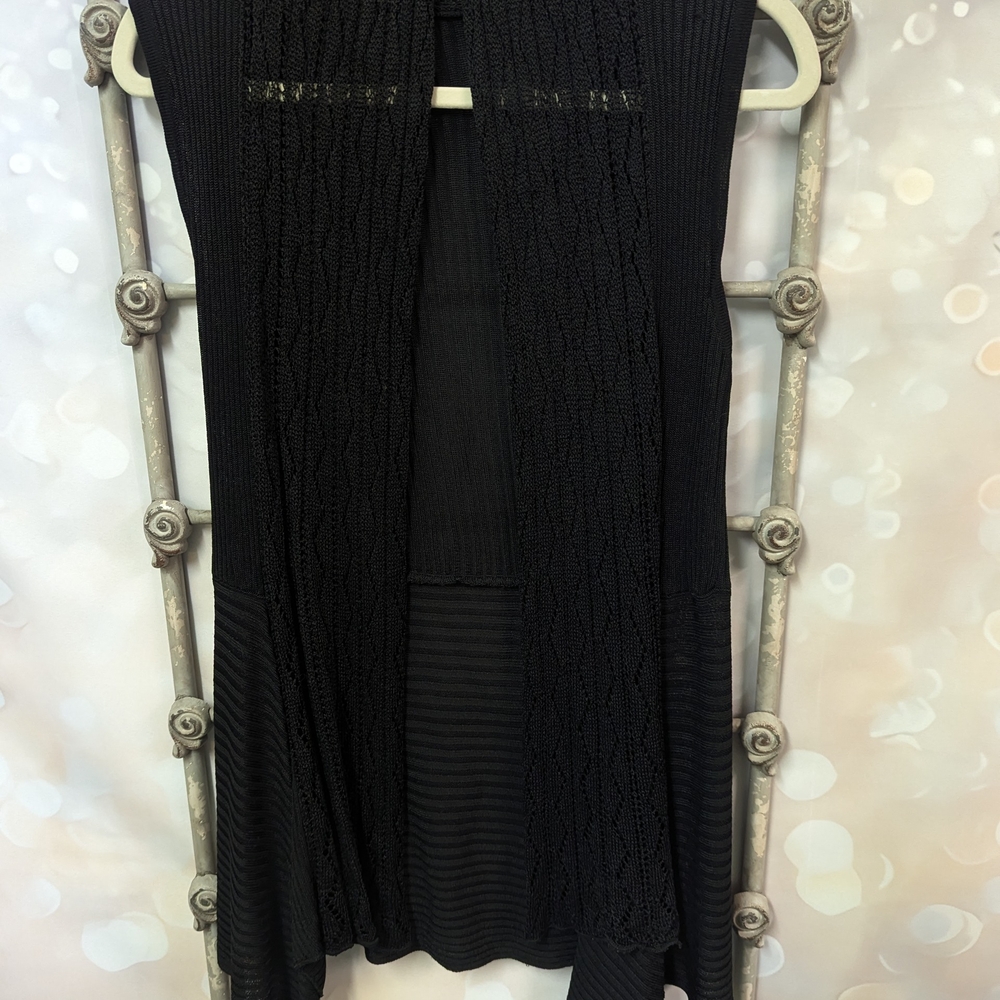 CAbi Black Vest Classic Structured Design